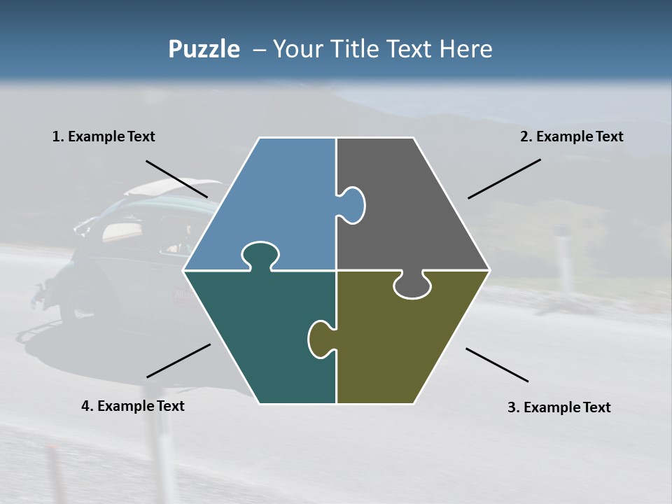 Air Remote White PowerPoint Template