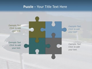 Air Remote White PowerPoint Template
