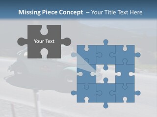 Air Remote White PowerPoint Template