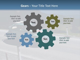 Air Remote White PowerPoint Template