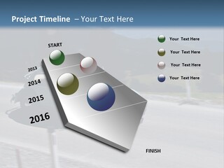 Air Remote White PowerPoint Template
