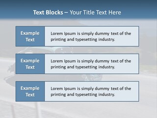 Air Remote White PowerPoint Template