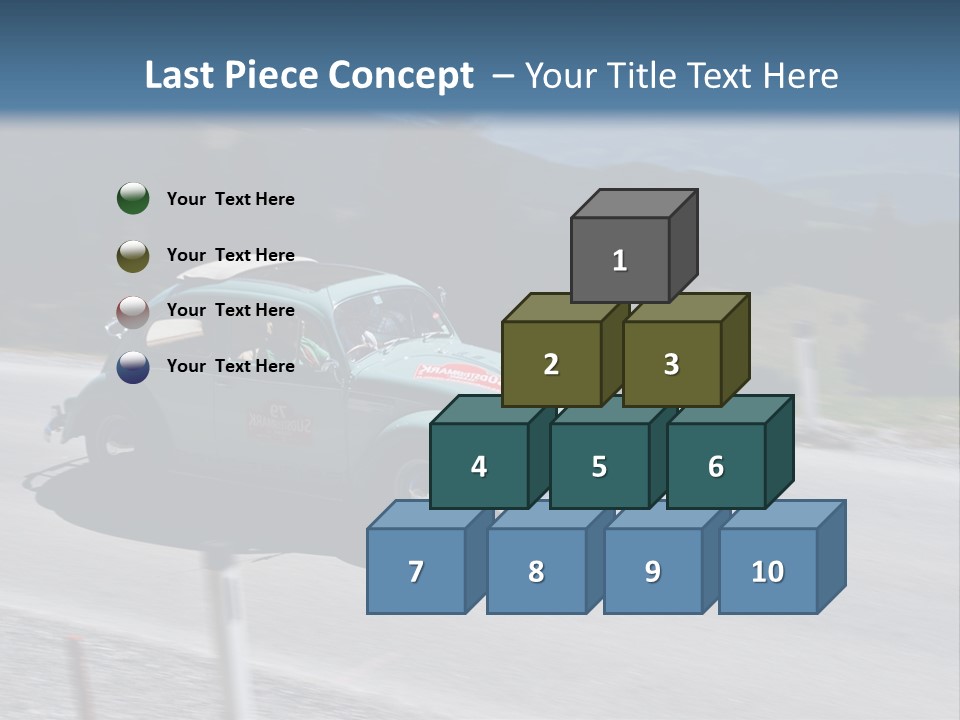 Air Remote White PowerPoint Template