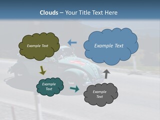 Air Remote White PowerPoint Template