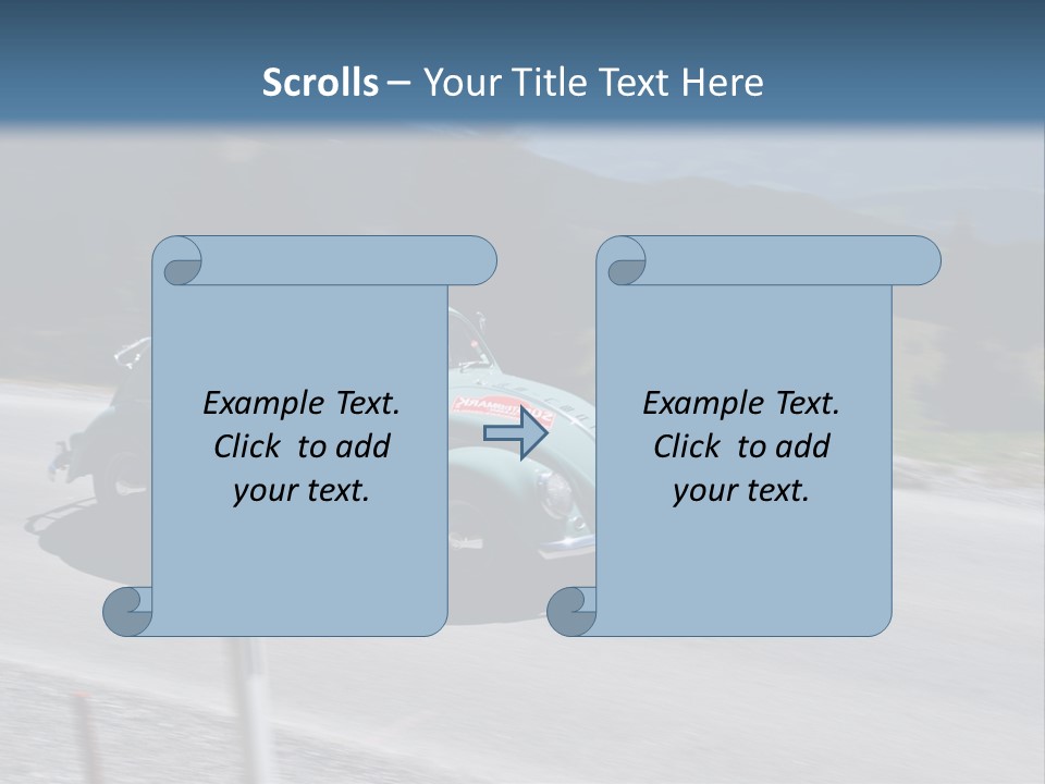 Air Remote White PowerPoint Template