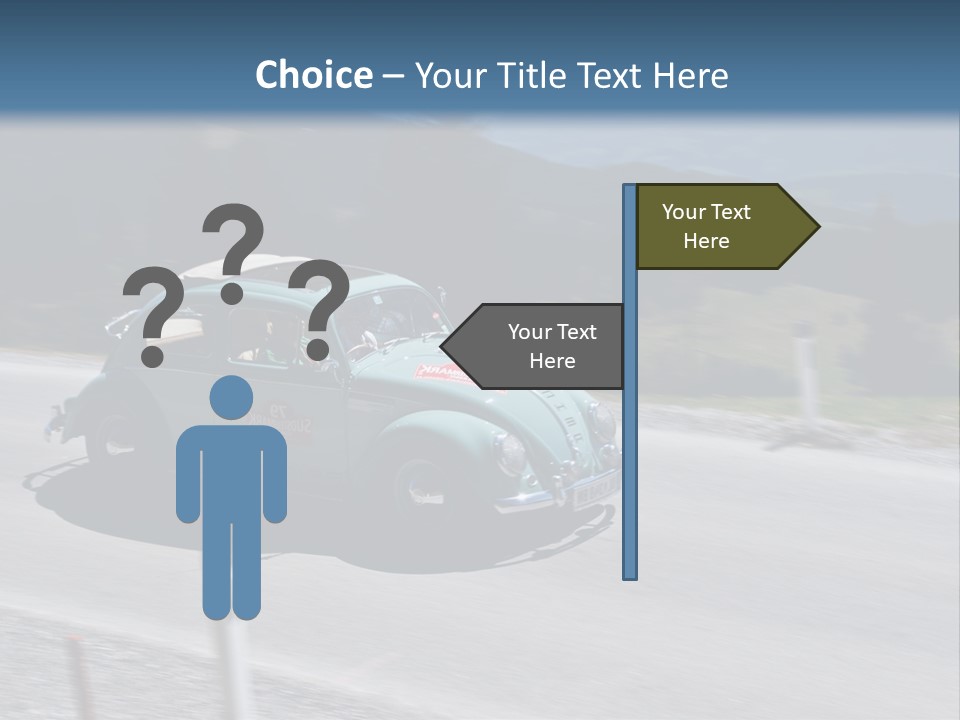 Air Remote White PowerPoint Template