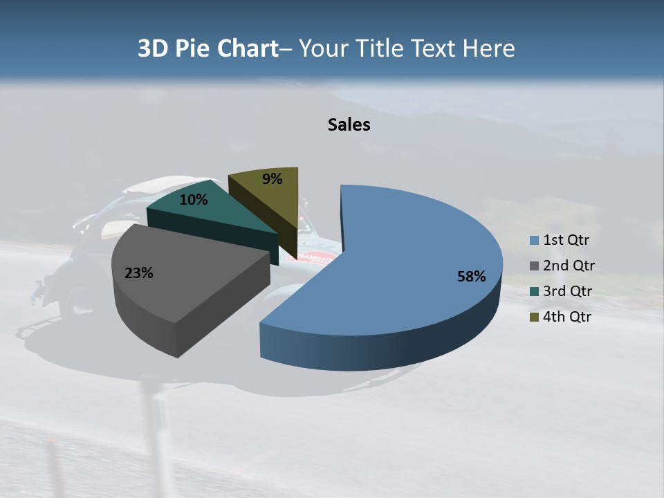 Air Remote White PowerPoint Template