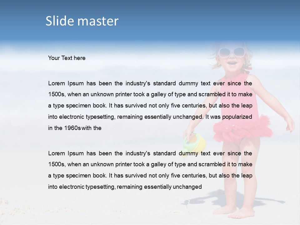 House Cold White PowerPoint Template