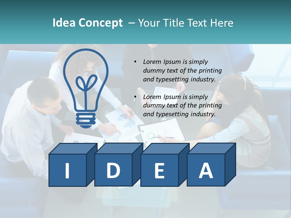 Unit Cool System PowerPoint Template