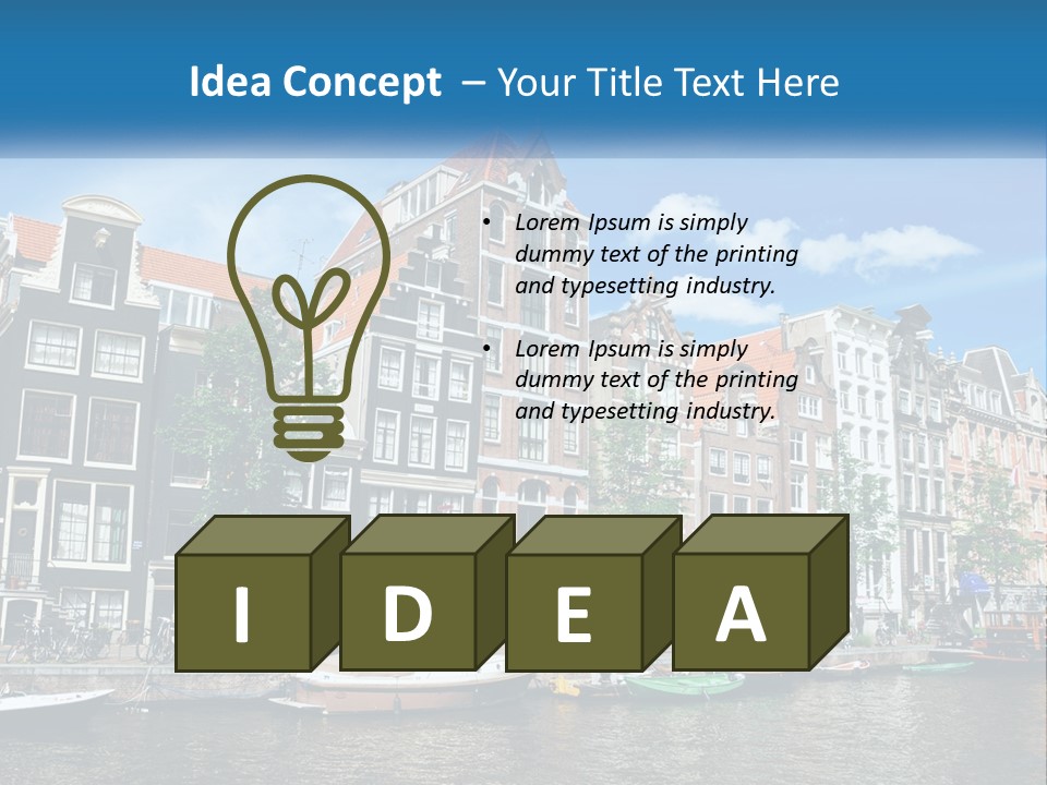 Electricity Switch Cool PowerPoint Template