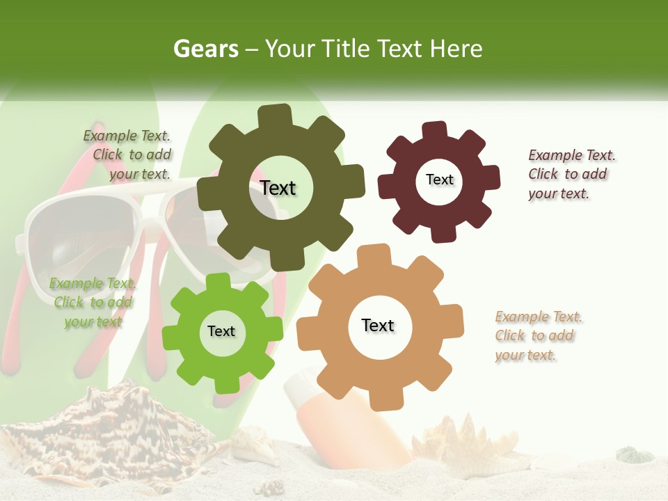 Technology Heat Ventilation PowerPoint Template