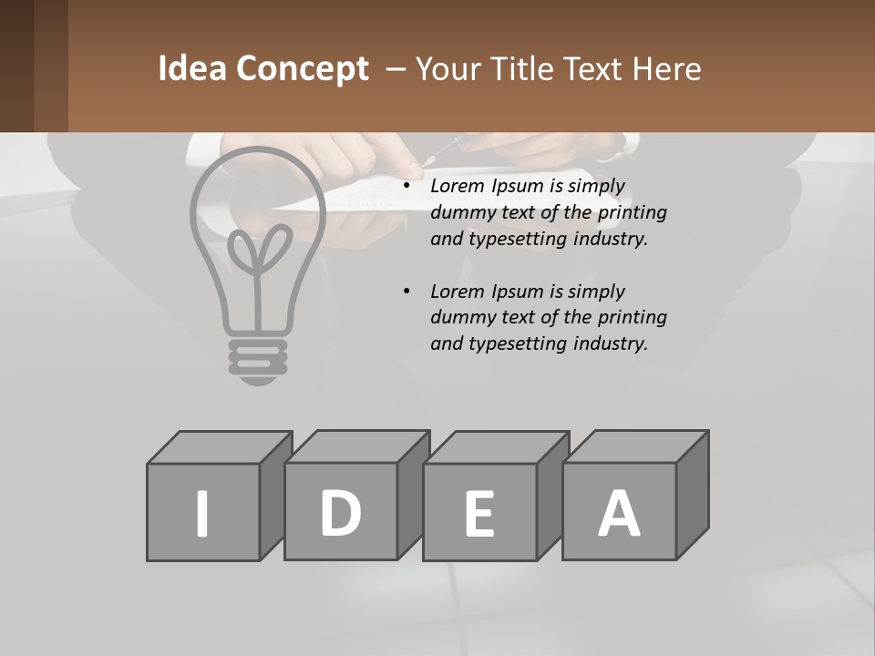 Energy Part Switch PowerPoint Template