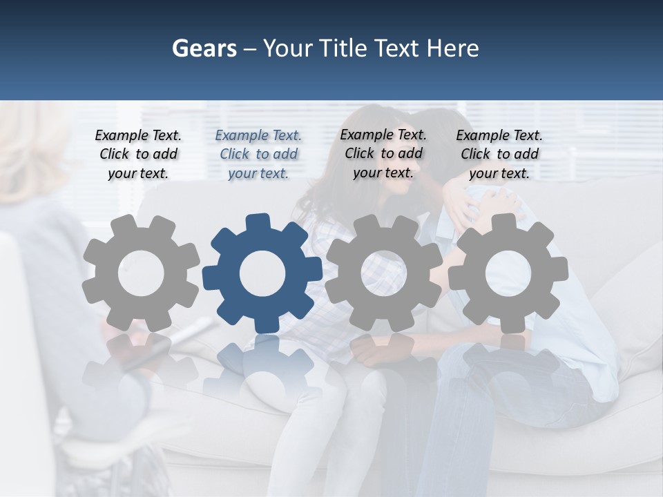System White Climate PowerPoint Template