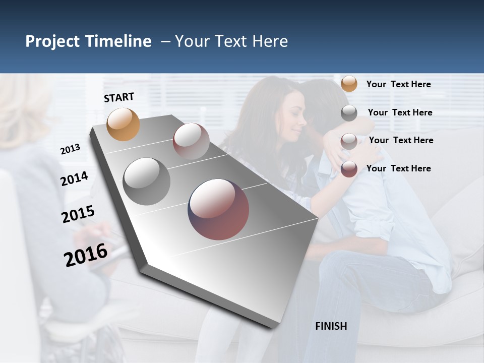 System White Climate PowerPoint Template