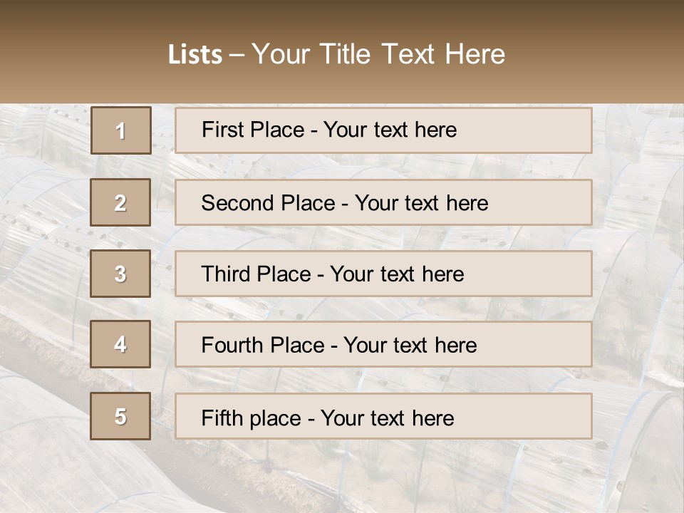 White Home Unit PowerPoint Template