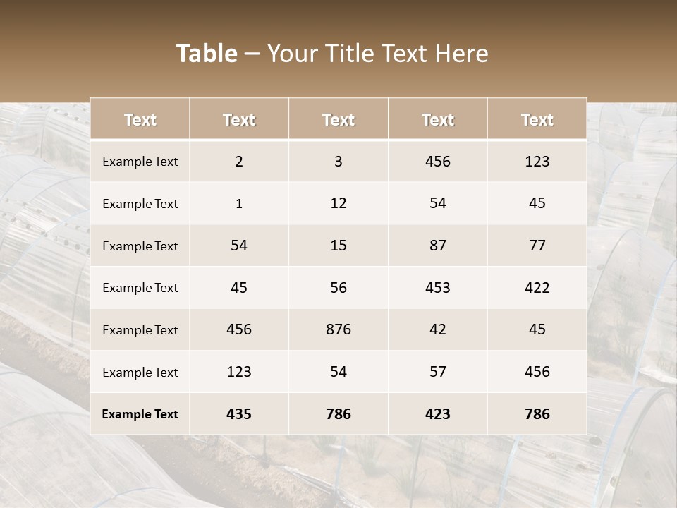 White Home Unit PowerPoint Template