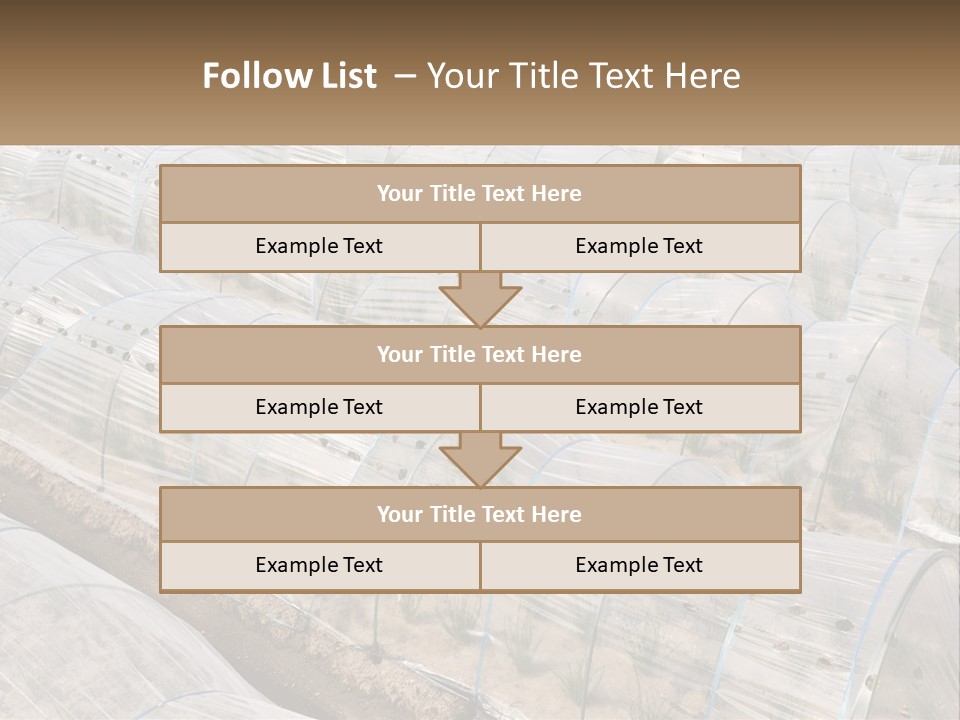 White Home Unit PowerPoint Template
