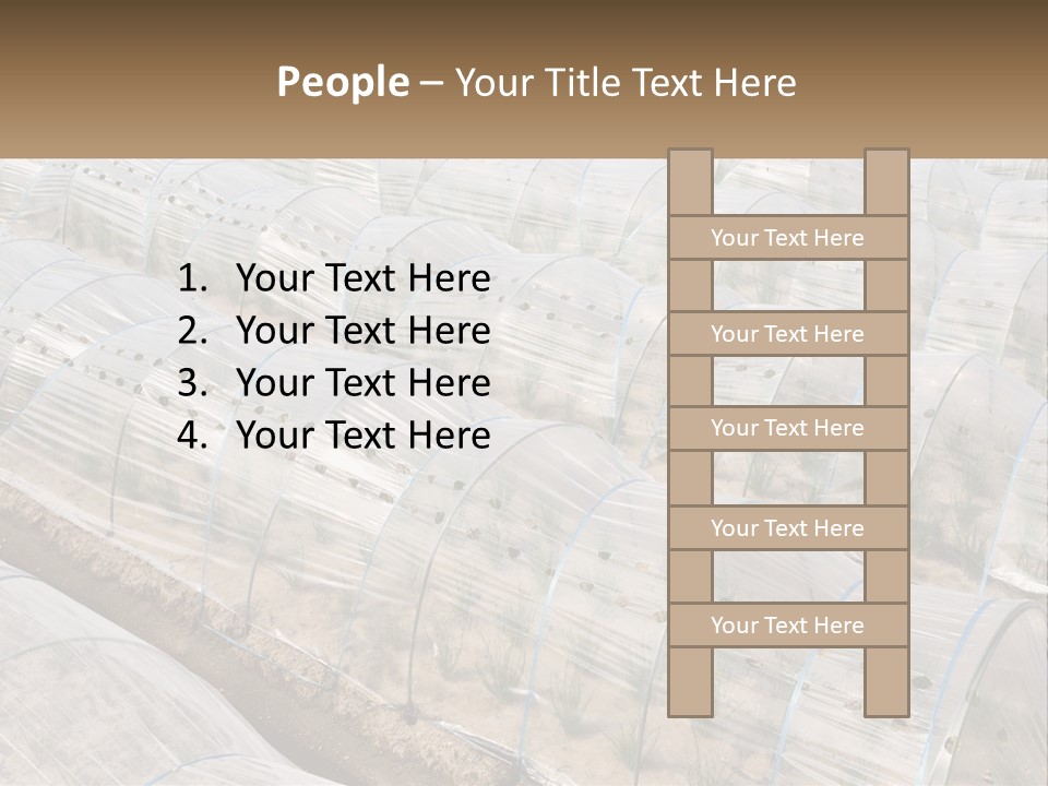 White Home Unit PowerPoint Template