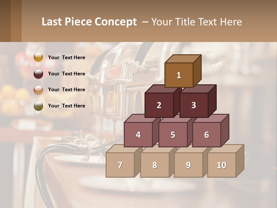 White Supply Electric PowerPoint Template