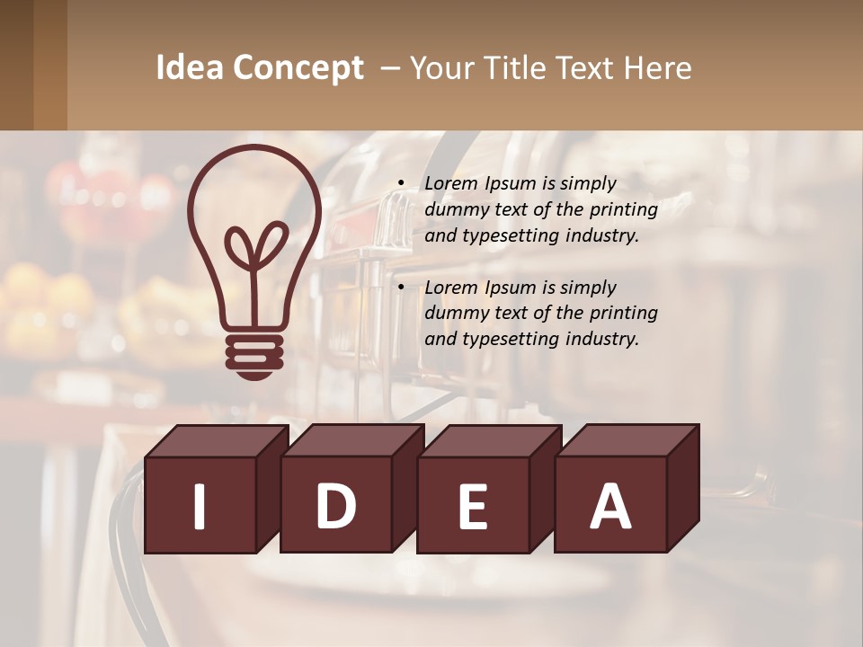 White Supply Electric PowerPoint Template