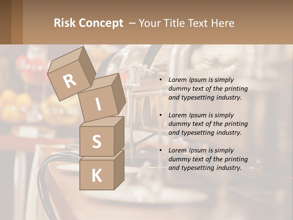 White Supply Electric PowerPoint Template