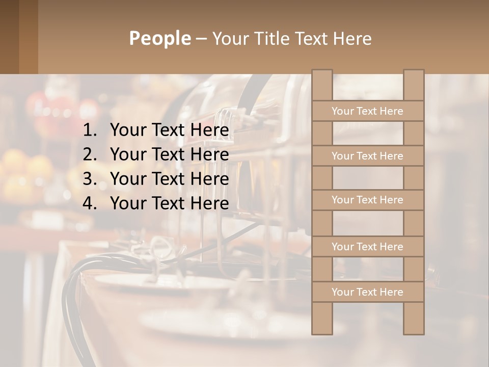 White Supply Electric PowerPoint Template