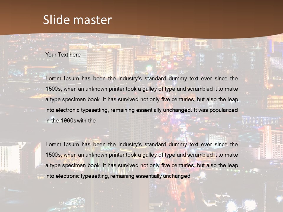 Electric Ventilation Power PowerPoint Template