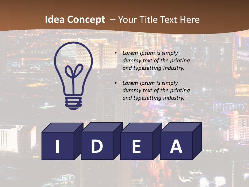 Electric Ventilation Power PowerPoint Template