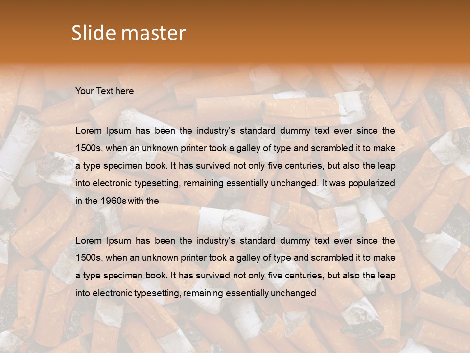 Electric Switch Temperature PowerPoint Template