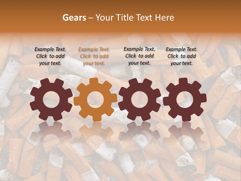 Electric Switch Temperature PowerPoint Template