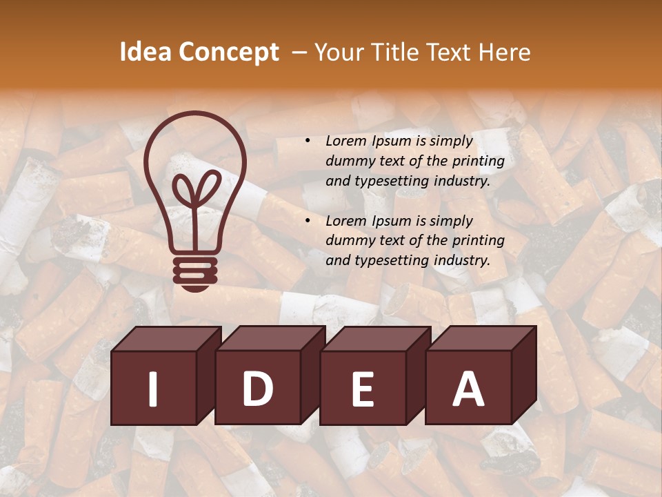 Electric Switch Temperature PowerPoint Template