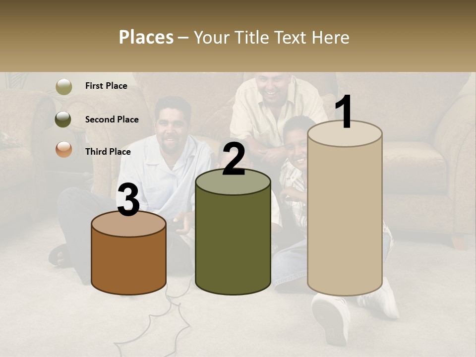 Electric Part Heat PowerPoint Template