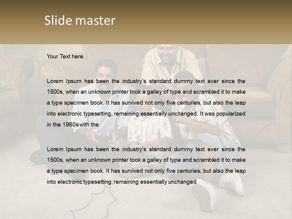 Electric Part Heat PowerPoint Template