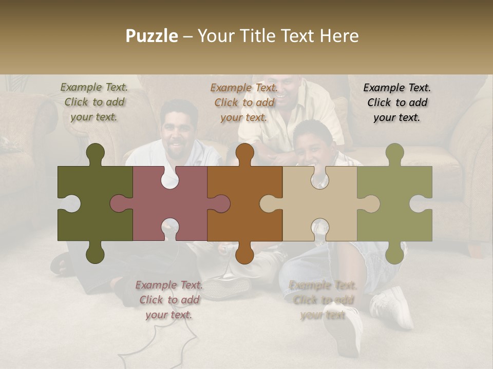 Electric Part Heat PowerPoint Template