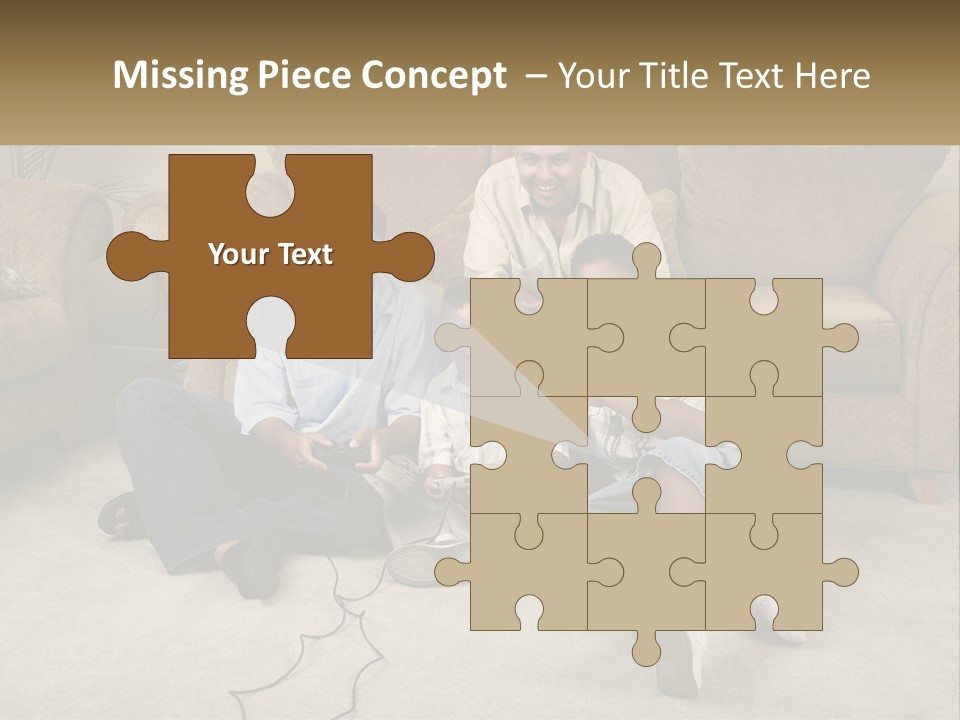 Electric Part Heat PowerPoint Template