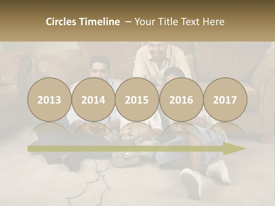 Electric Part Heat PowerPoint Template