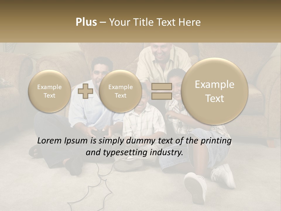 Electric Part Heat PowerPoint Template