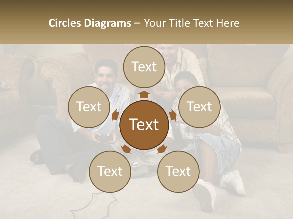 Electric Part Heat PowerPoint Template