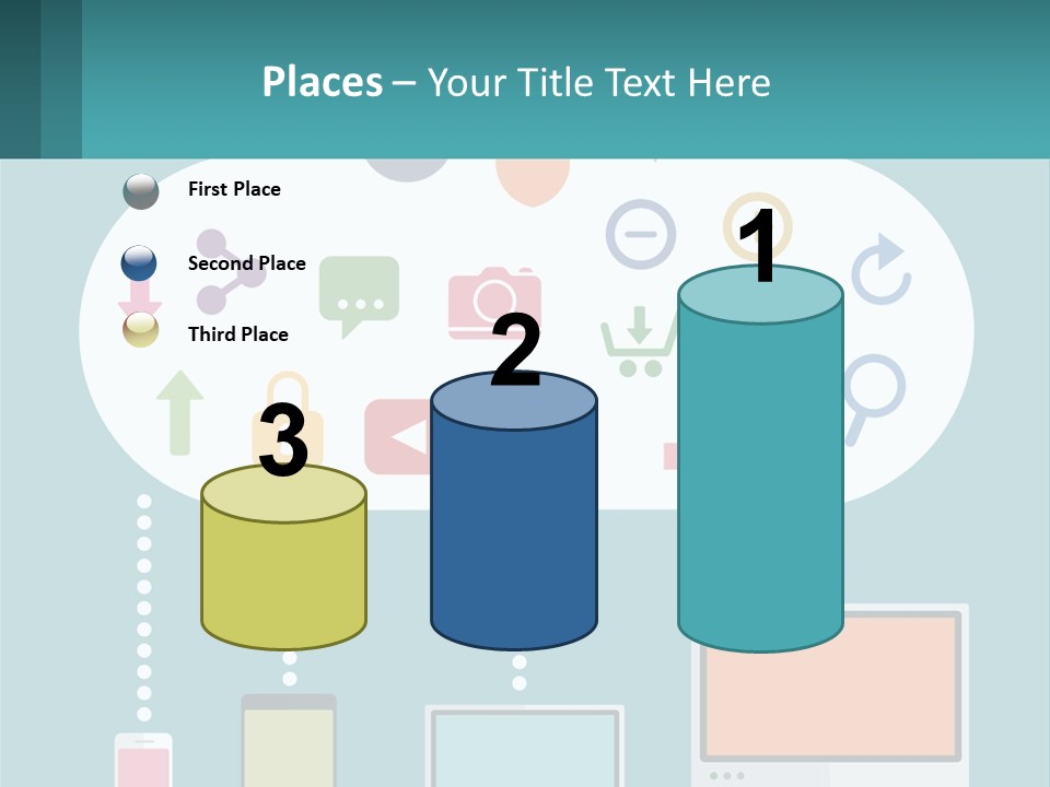 Conditioner Cool Heat PowerPoint Template