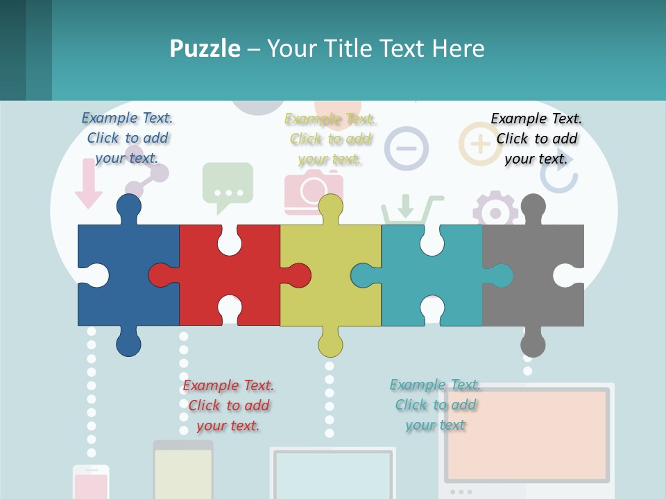 Conditioner Cool Heat PowerPoint Template