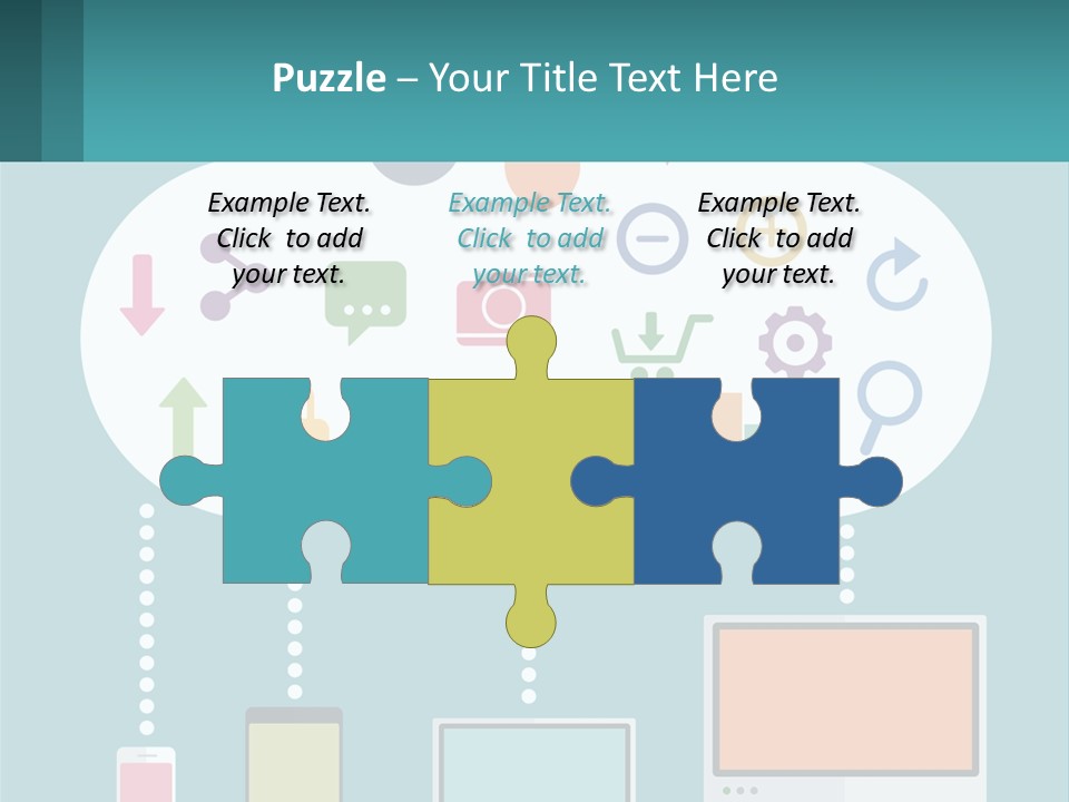 Conditioner Cool Heat PowerPoint Template