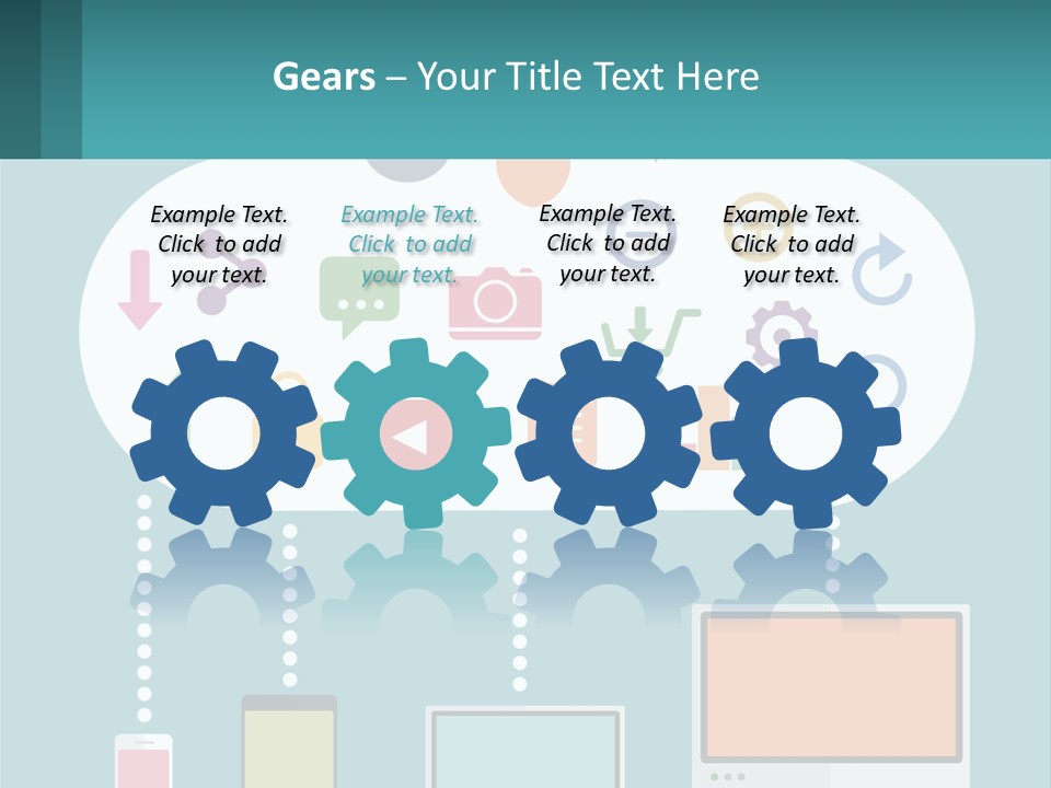 Conditioner Cool Heat PowerPoint Template