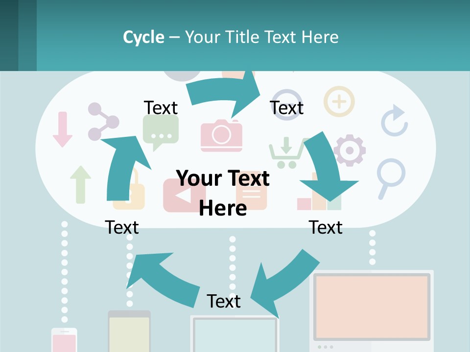 Conditioner Cool Heat PowerPoint Template