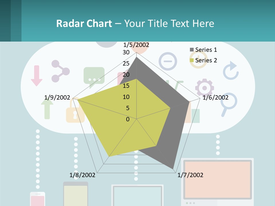 Conditioner Cool Heat PowerPoint Template