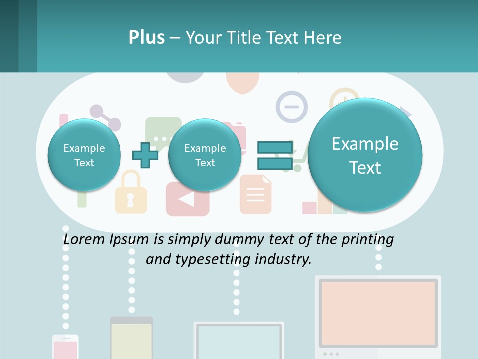 Conditioner Cool Heat PowerPoint Template