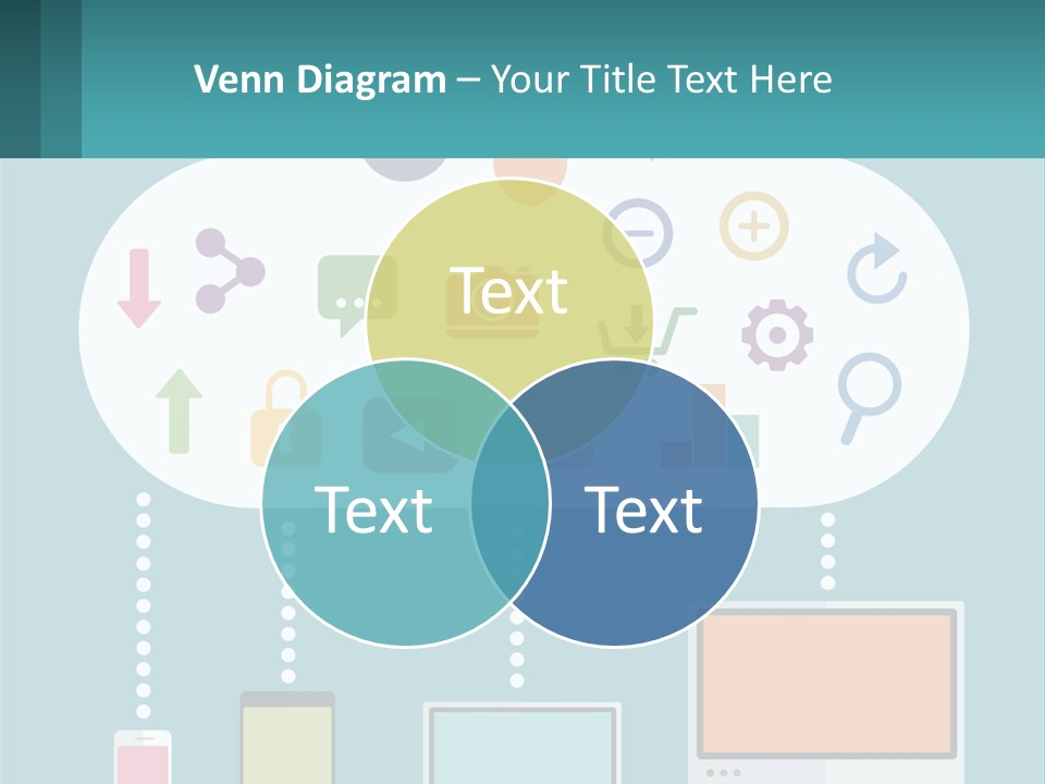 Conditioner Cool Heat PowerPoint Template