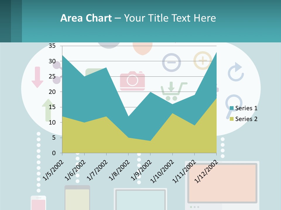 Conditioner Cool Heat PowerPoint Template