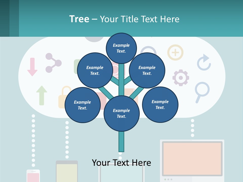 Conditioner Cool Heat PowerPoint Template