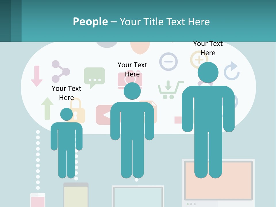 Conditioner Cool Heat PowerPoint Template