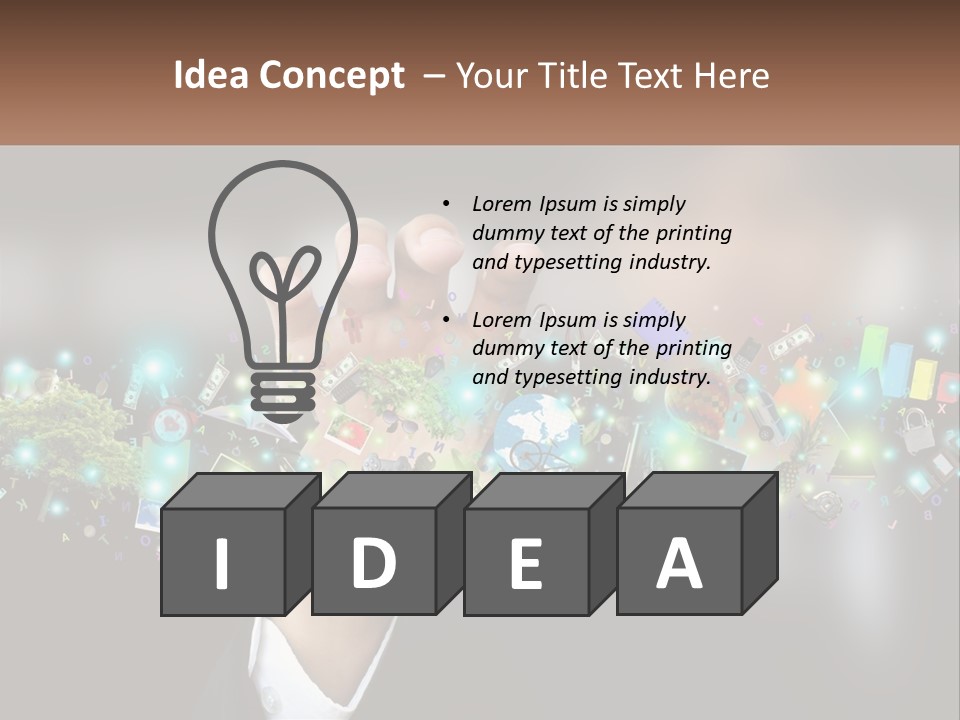 Heat Remote Industry PowerPoint Template